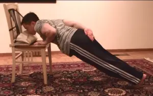 High Incline One-Armed Pushup 2