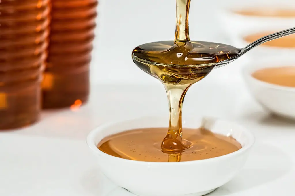 Sticky Honey on a Spoon